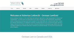 Desktop Screenshot of liebrecht.com